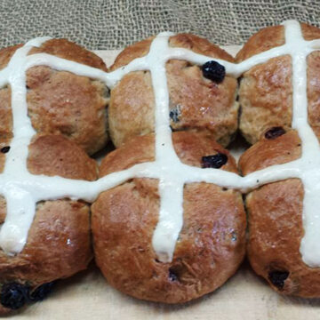 La Tartine organic hot cross buns